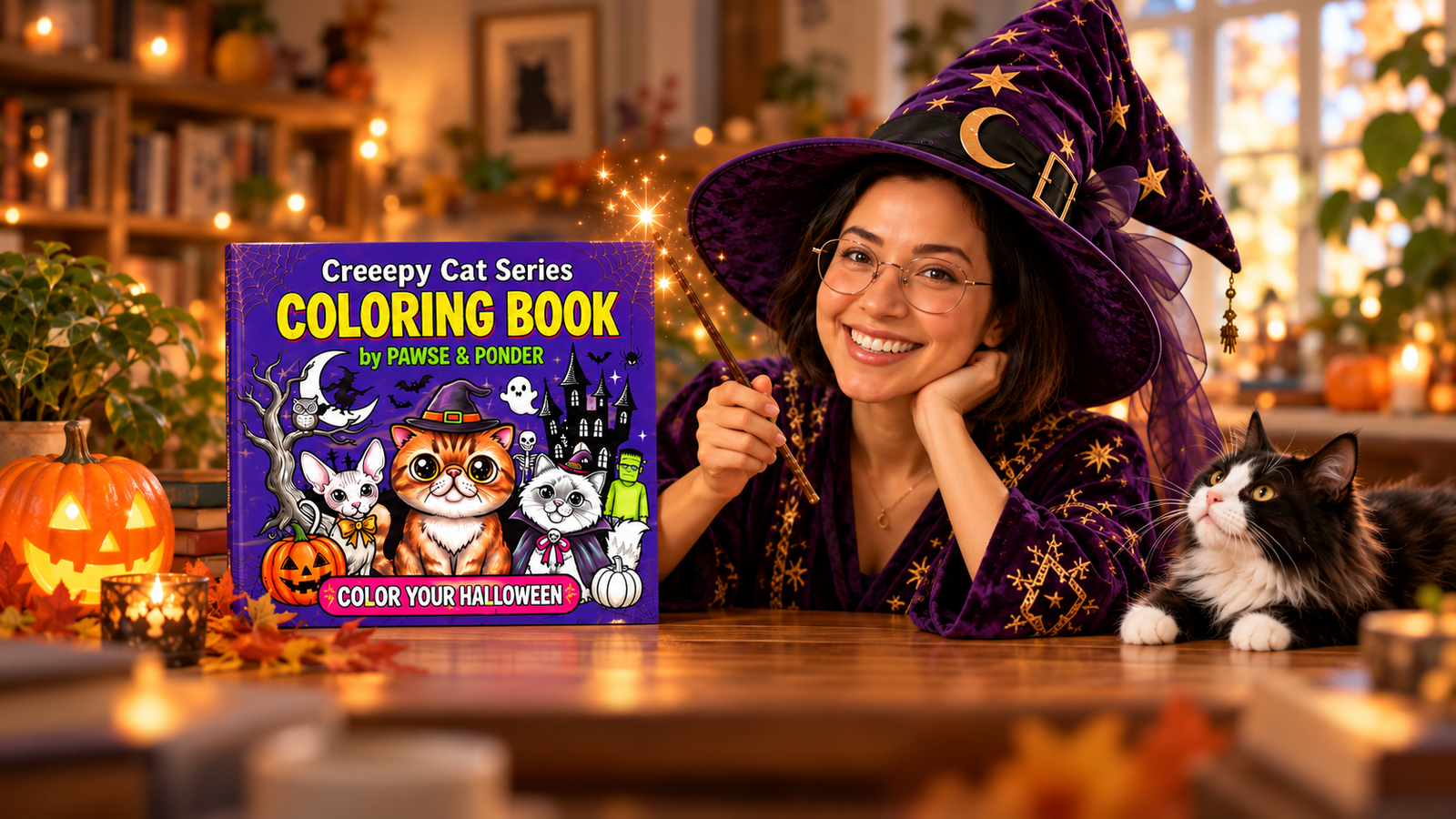Creepy Cat Coloring Book coming soon feature image